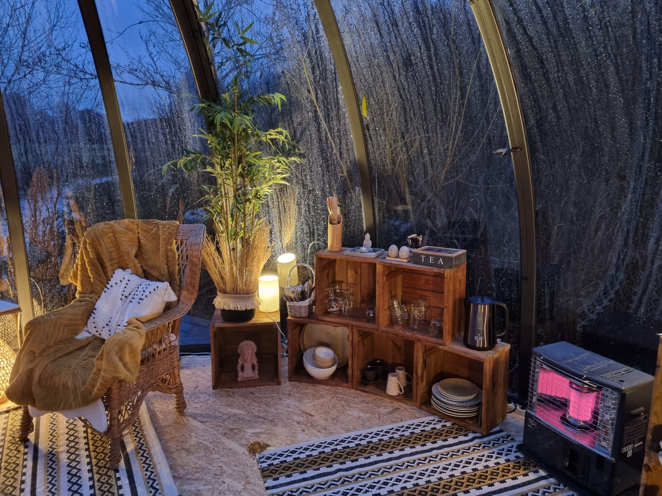 Détails de l’intérieur du dôme