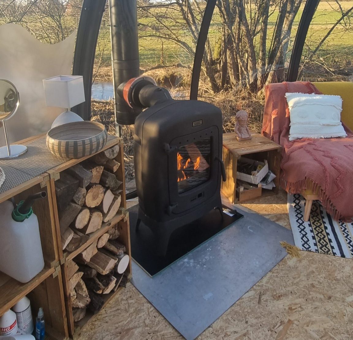 Soirée au coin du feu