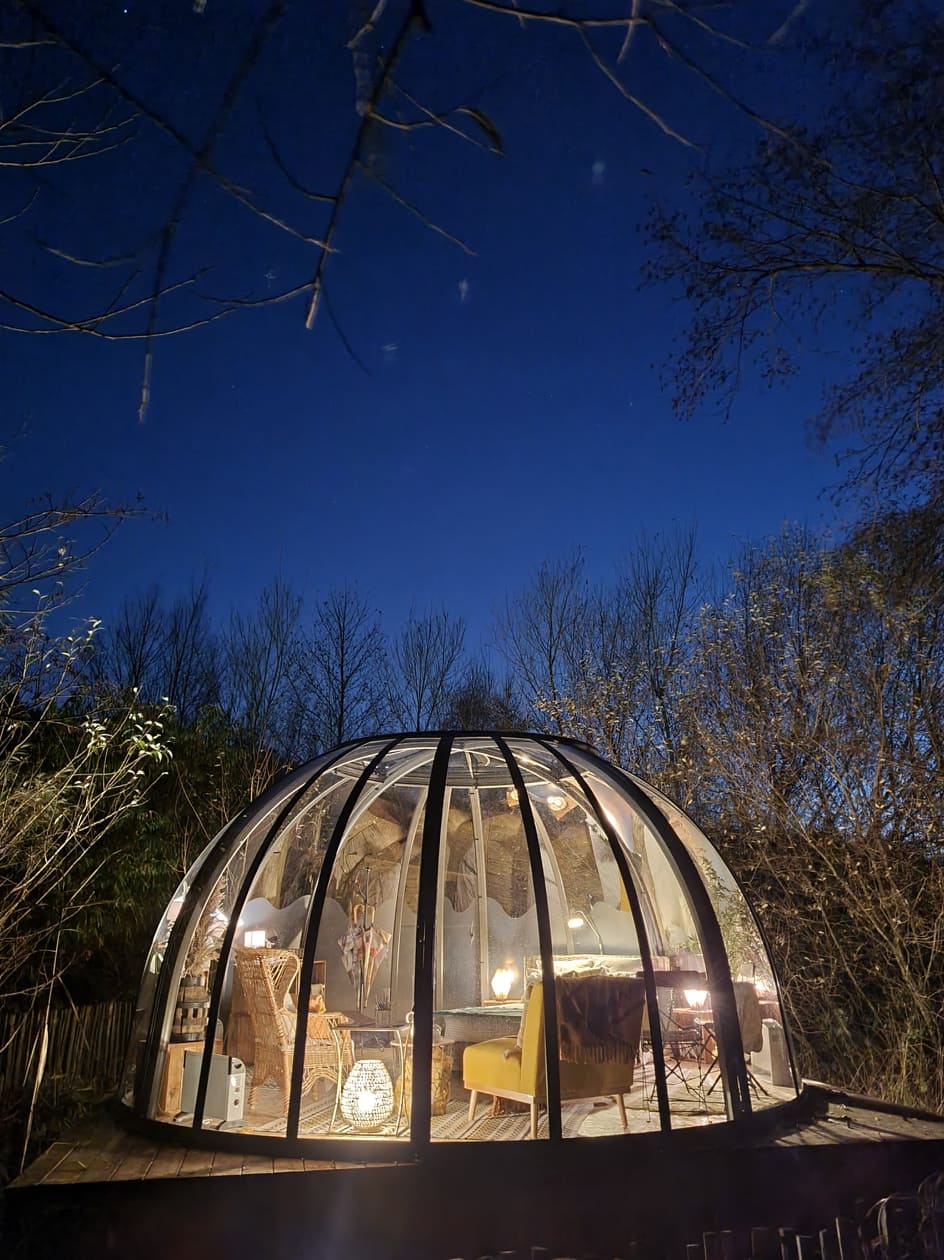 Séjour insolite dans un dôme en Belgique
