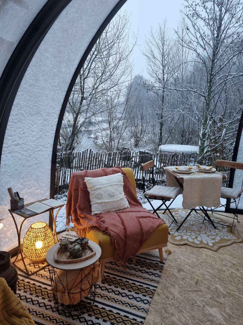 Séjour insolite dans un dôme en Belgique