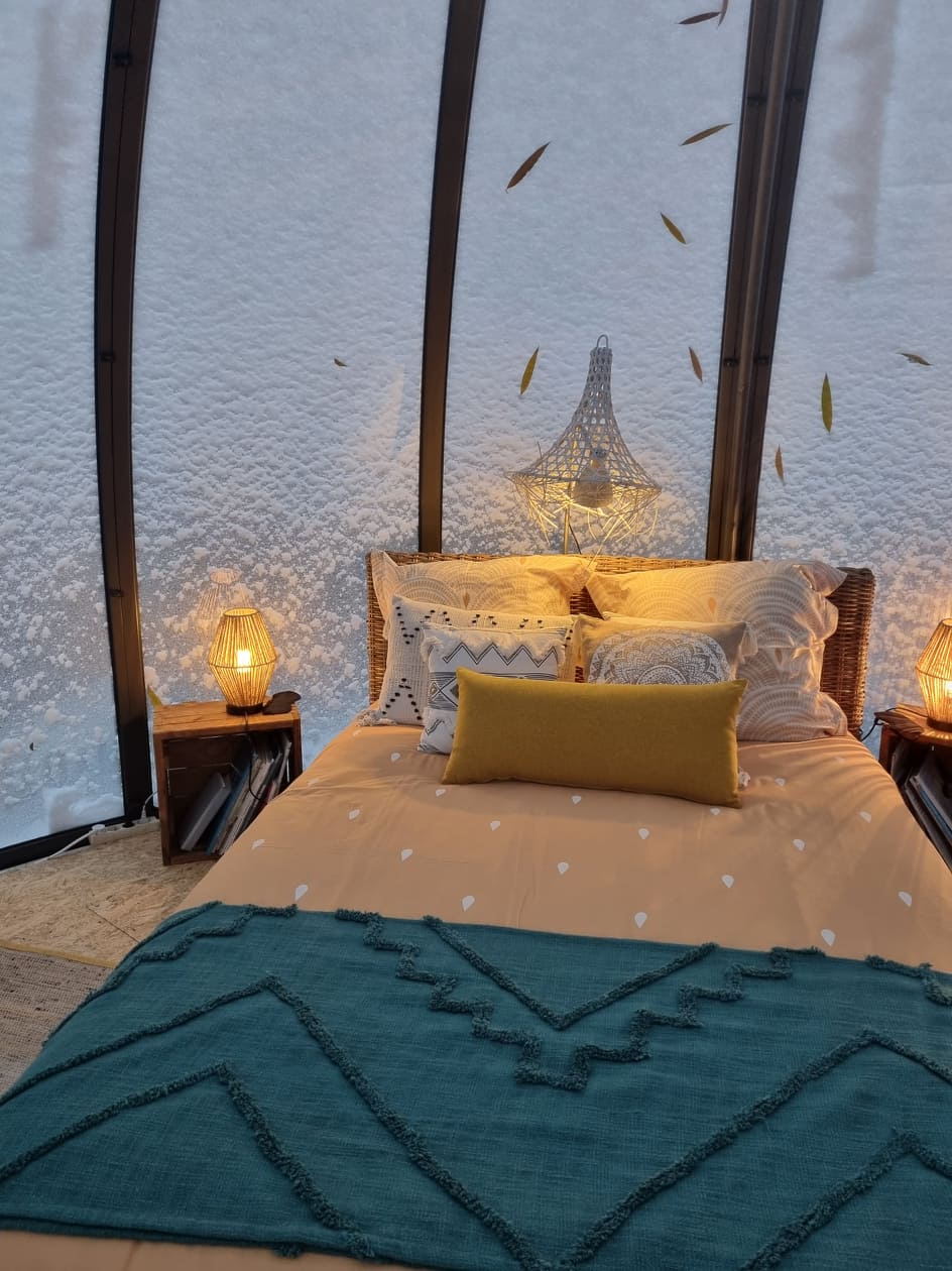 Dôme au calme dans un environnement naturel préservé