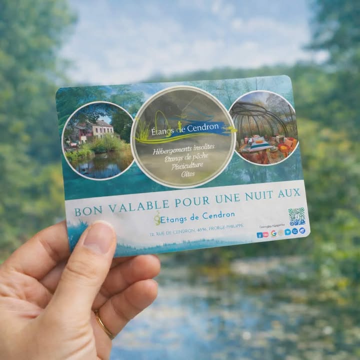 Bon cadeau Étangs de Cendron