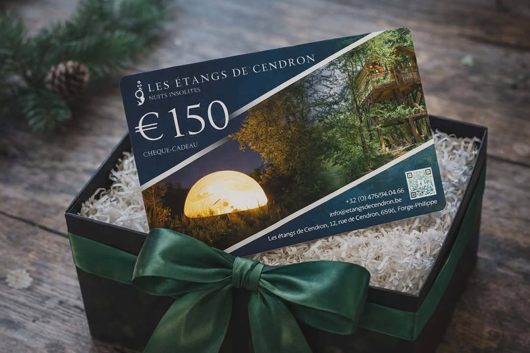 Chèque cadeau libre Étangs de Cendron