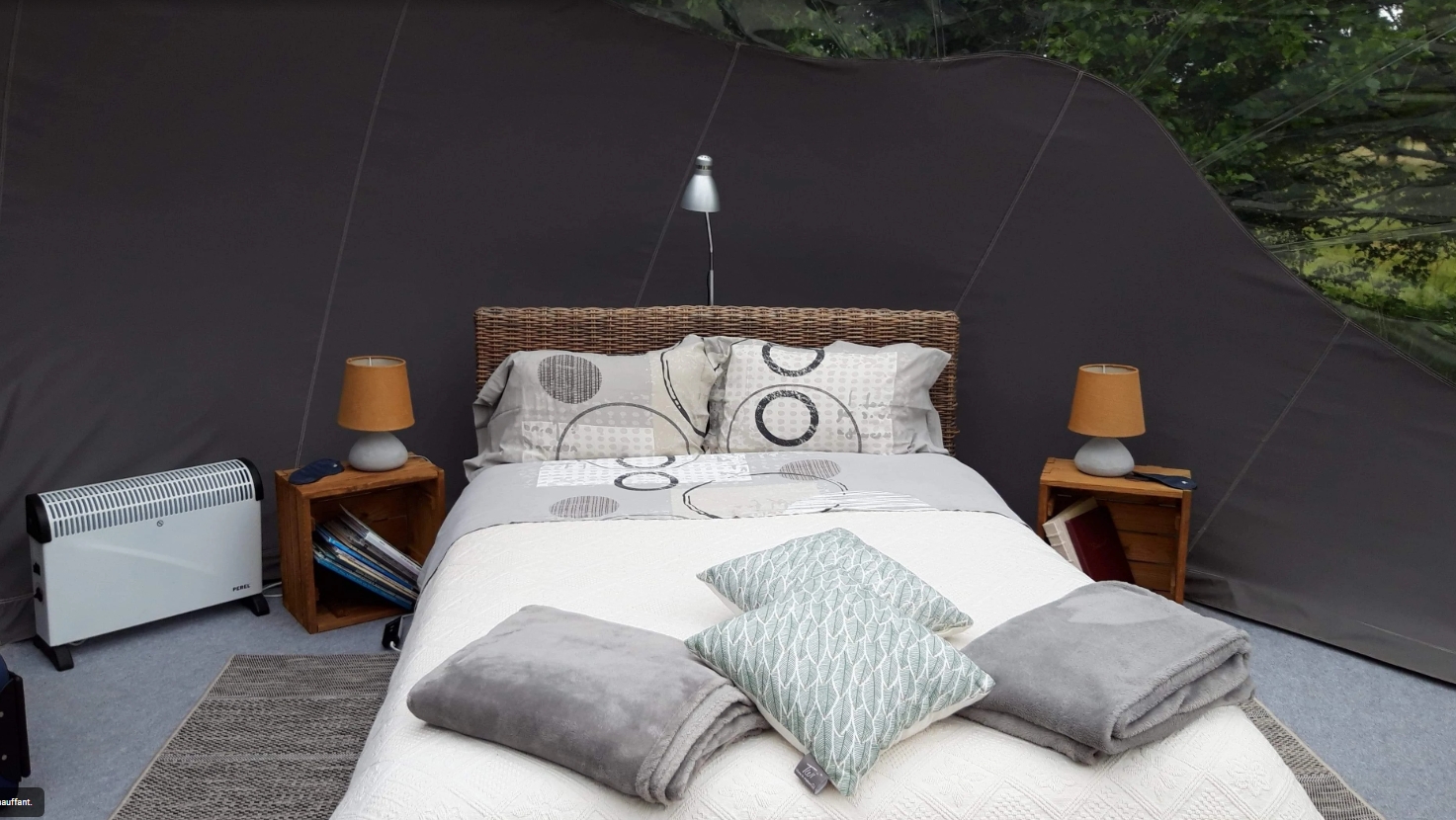 Détails de l’intérieur de la bulle