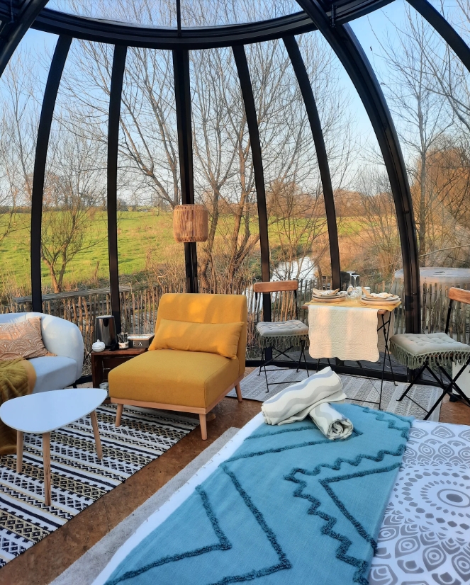 Séjour insolite dans un dôme en Belgique